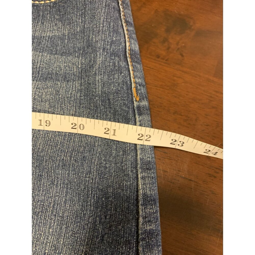 Baccini Cotton Denim A Line Midi Skirt Size 14 - Picture 6 of 8